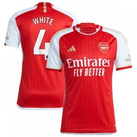 Camisetas Arsenal 2023-24 White 4 Primera - Hombre